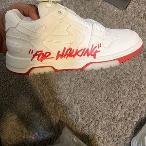 Offwhite out of office For walking sneakers size 10.5